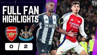 Isak & Gordon OUTCLASS Arsenal! Arsenal 0-2 Newcastle Semi Final Highlights