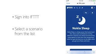 [EN] SLEEP How To Create Home Automation Scenarios with IFTTT