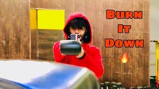 Burn it Down  | Freestyle Boxing | Power punches | Jammu Boy | Parul Dutta | Seth Rollins WWE .