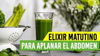 Elixir matutino para aplanar el abdomen | Recetas Saludables