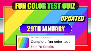 Fun color Vision Challenge Quiz ANSWERS | Complete fun color test | Videoquizstar