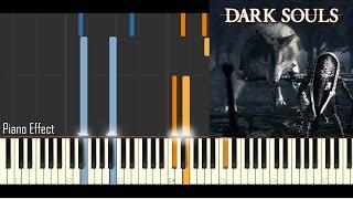 Dark Souls - Great Grey Wolf Sif (Piano Tutorial Synthesia)