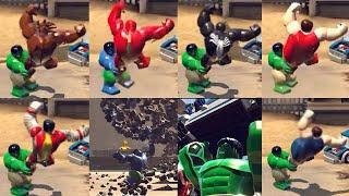 All New Angry Hulk Smashes in LEGO Marvel Games