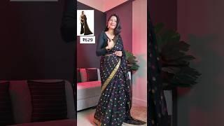 7 amazon farewell Saree under 700 | amazon chiffon saree haul #amazonsaree #amazonsareehaul