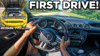 FIRST DRIVE In ESS "G3R" Supercharged Shelby GT350!! *SOUNDS INSANE*