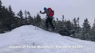 Cascade and Porter Mountains - Keene, NY - Winter Adirondack High Peaks - ADK 20/46W - Mar 1, 2022