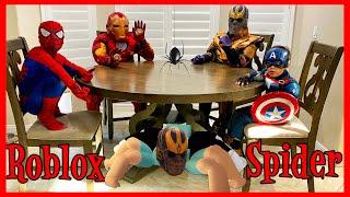 Roblox Spider game as Superheroes | Deion's Playtime Skits