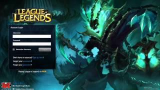 League of Legends - Thresh Login Screen