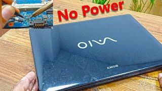 Power won't turn on Sony Vaio laptop  PCG 61212w  || vaio laptop power not working