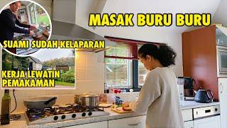 BURU BURU MASAK MAKAN SIANG DAN BEKAL UNTUK SUAMI KERJA