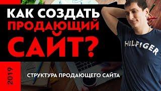 Как создать продающий сайт? Как выглядит структура продающего сайта?