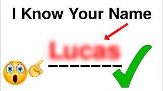 I will Show Your Name In This Video! (Real) 