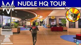 Nudle HQ interiors tour | Watch Dogs 2 | The Game Tourist