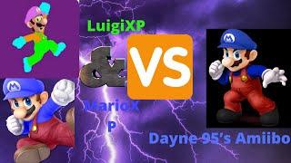 LuigiXP & MarioXP Vs Dayne 95’s Amiibo