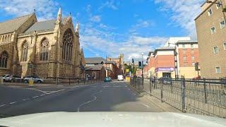 A Drive through English Countryside, Grantham to Lincoln 4K