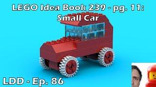 LEGO Idea Book 239 - pg. 11: Small Car [1966] (LDD - Ep. 86)