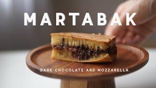 Famous Indonesian street food dessert | Martabak manis recipe, easy martabak recipe chocolate cheese