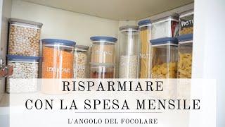 RISPARMIARE CON LA SPESA MENSILE