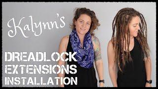 NEW DREADLOCK EXTENSIONS || Client Story || Kalynn