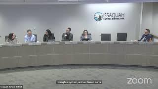 Issaquah School District Board Meeting 10/24/2024