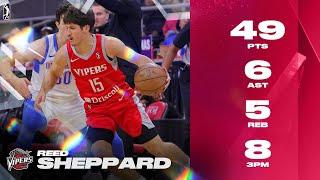 Reed Sheppard Erupts For 49 PTS With 8 Threes In Rio Grande Valley Vipers Debut