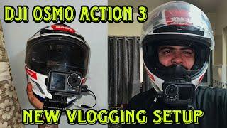 How to mount Dji Osmo Action 3 On Helmet My first YouTube Video