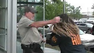 Security Guard Attacks!  Police Watch And Do NOTHING!