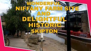 "Charming Stay at Niffany Farm Caravan Site & Canal Walk to Skipton"