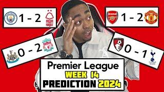 PREMIER LEAGUE SCORE PREDICTION WEEK 14 / 2024 ARSENAL 1 - 2 MANCHESTER UNITED