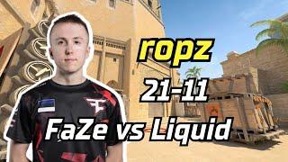 FaZe ropz (21-11) vs Liquid (mirage) | BLAST Premier Spring Groups 2024