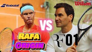 Wilson RF01 PRO VS Babolat Rafa Origin racket review  (which will win?!?)