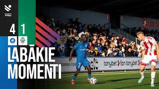 4. kārta: FC RFS 4:1 FK Liepāja (Labākie momenti)