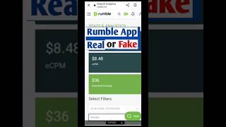 Rumble "Real" or "Fake" Real Earning Proof ?