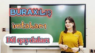 Buraxılış imtahanı - 2022. Dil qaydaları - DİM sınaq. Azərbaycan dili