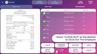 ZOTA | Salon Management System Reinvented - How to Clock Out Multiple Employees