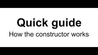 Quick guide. How the 3D constructor of wrought iron products works.