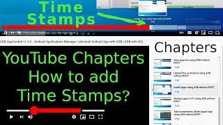 How to Add Chapters to YouTube Videos Using Timestamps | How to Add Timestamp on YouTube Videos 2021