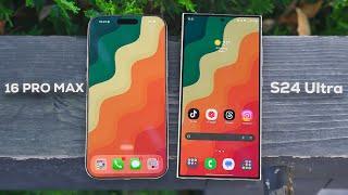 CHOOSE WISELY! iPhone 16 Pro Max Vs. Galaxy S24 Ultra HONEST Review!