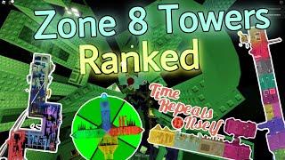 Zone 8 Towers: Ranked | Which is the Best? | Roblox JToH