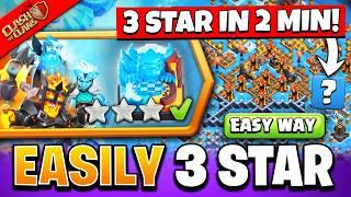 How to Easily 3 Star Ice Job Challenge in Clash of Clans | Coc New Event Attack