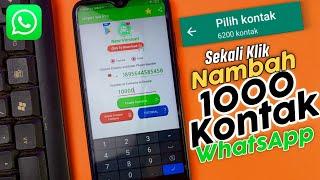 Waah Parah! Cara Menambahkan Kontak WA Sampai 10.000 Kontak - Trik WA