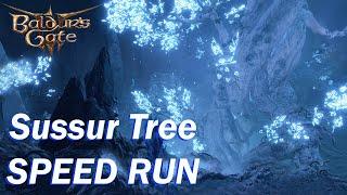 Baldur's Gate 3 Speedrun to Get a Sussur Tree Bark for Masterwork Weapon Crafting