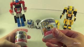 Transformers Mash 'Ems Mystery Blind Capsules Opening! by Bin's Toy Bin