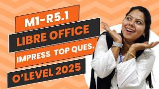 Libre Office Impress Top Questions | 100% Exam Oriented | O’level Exam 2025