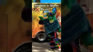 Shuffle Vs Jumpstyle #furry #fursuit #hardstyle