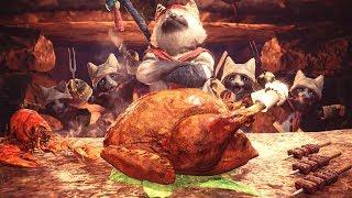 Monster Hunter World: Meowster Chef Kitties! (Now with four kitties!)