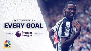 Every Premier League goal from Matchweek 1 (2023-24) | NBC Sports