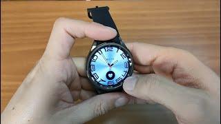 Watch 6 unboxing and quick menu view Samsung Galaxy Watch 6 replica