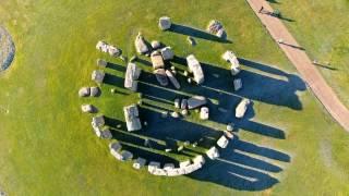The beautiful and prehistoric Stonehenge monument. Filmed in 4K - Nov 2016