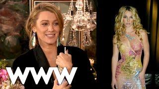 Blake Lively Talks Britney Spears Dress & Shows Off Surprising Floral Skills | Who What Wear